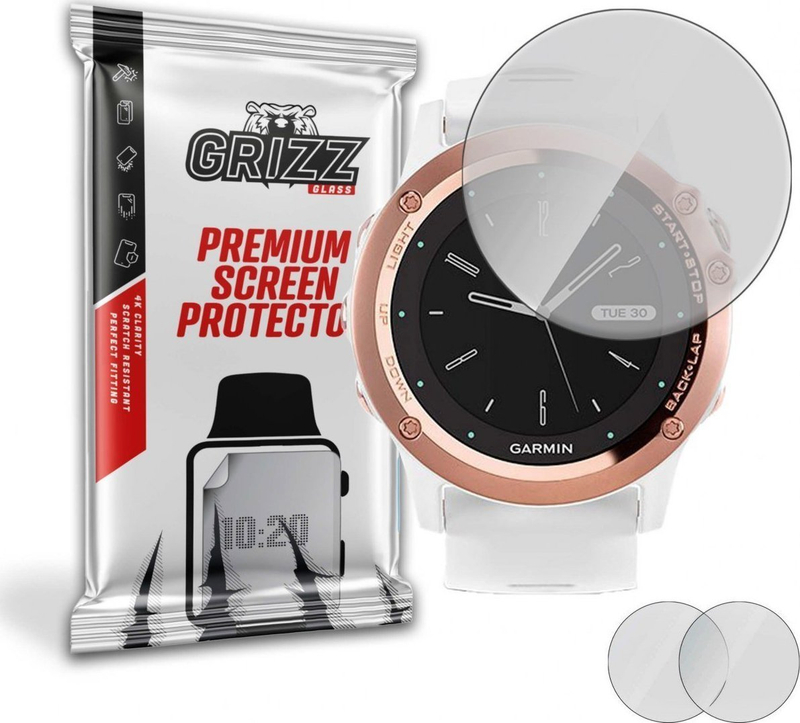 Folie mbrojtëse mat GrizzGlass Garmin Fenix 3, kundër reflektimit, kundër gërvishtjeve, transparente