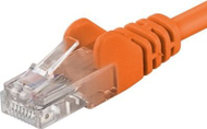 Kabllo rrjeti PremiumCord Patch, UTP RJ45 CAT5e, 0.5m, portokalli