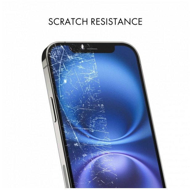 Folie mbrojtëse Dicota Privacy Filter 4 way, për iPhone 16 Pro, rezistente ndaj gërvishtjeve, e zezë