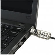 Kabllo sigurie Dicota Security Cable N Lock Combination, me kombinim numrash, argjendtë