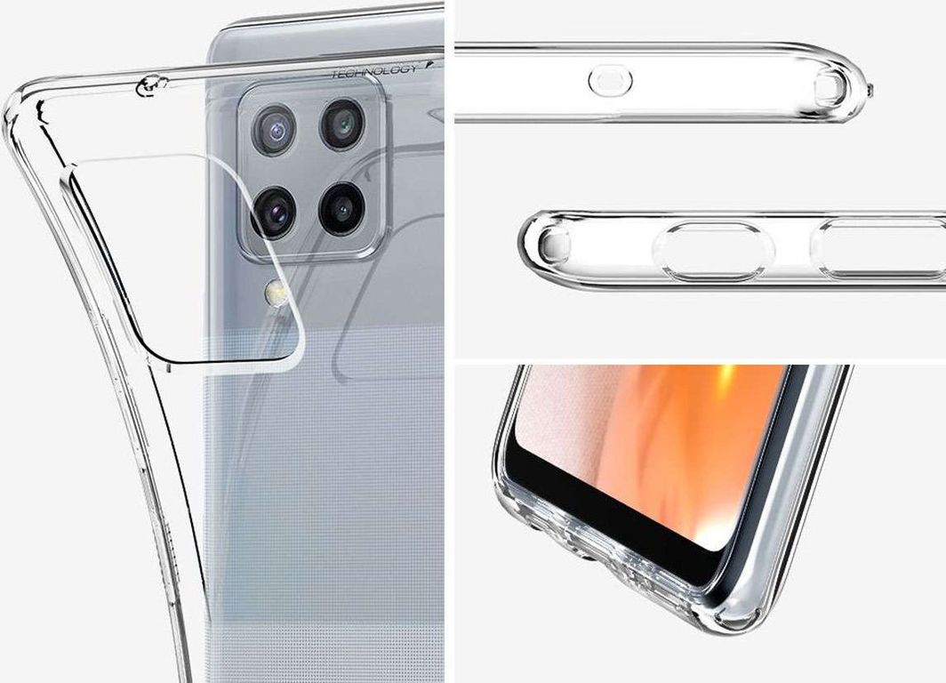 Футрола Spigen Liquid Crystal за Samsung A42 5G, транспарентна