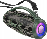 Altoparlant Bluetooth Hoco Gonik HA4, portativ, RGB LED, moro