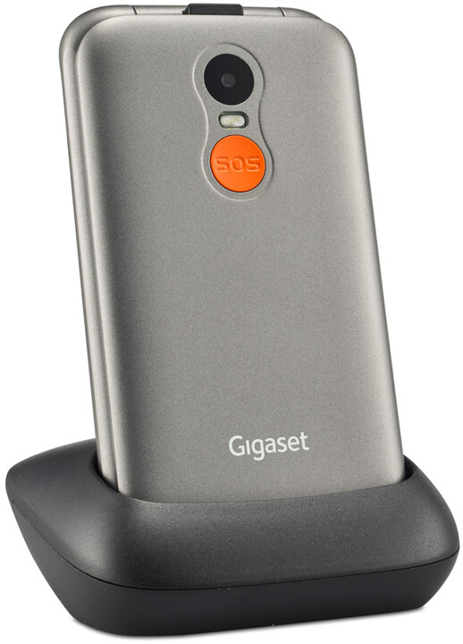 Celular Gigaset GL590, 2.8'', 32GB, i hirtë