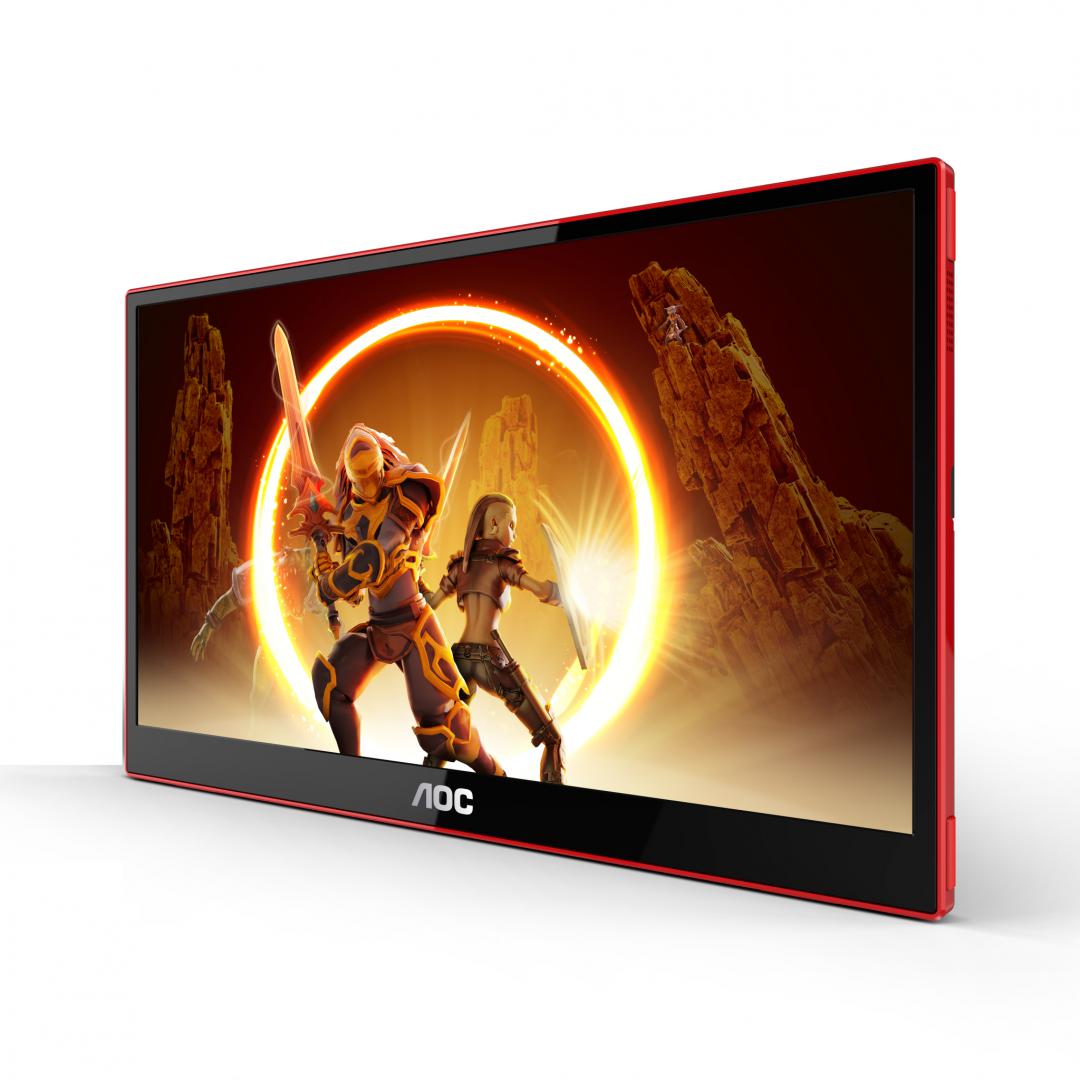 Monitor portativ AOC 16G3, 15.6", Full HD 144Hz, i zi