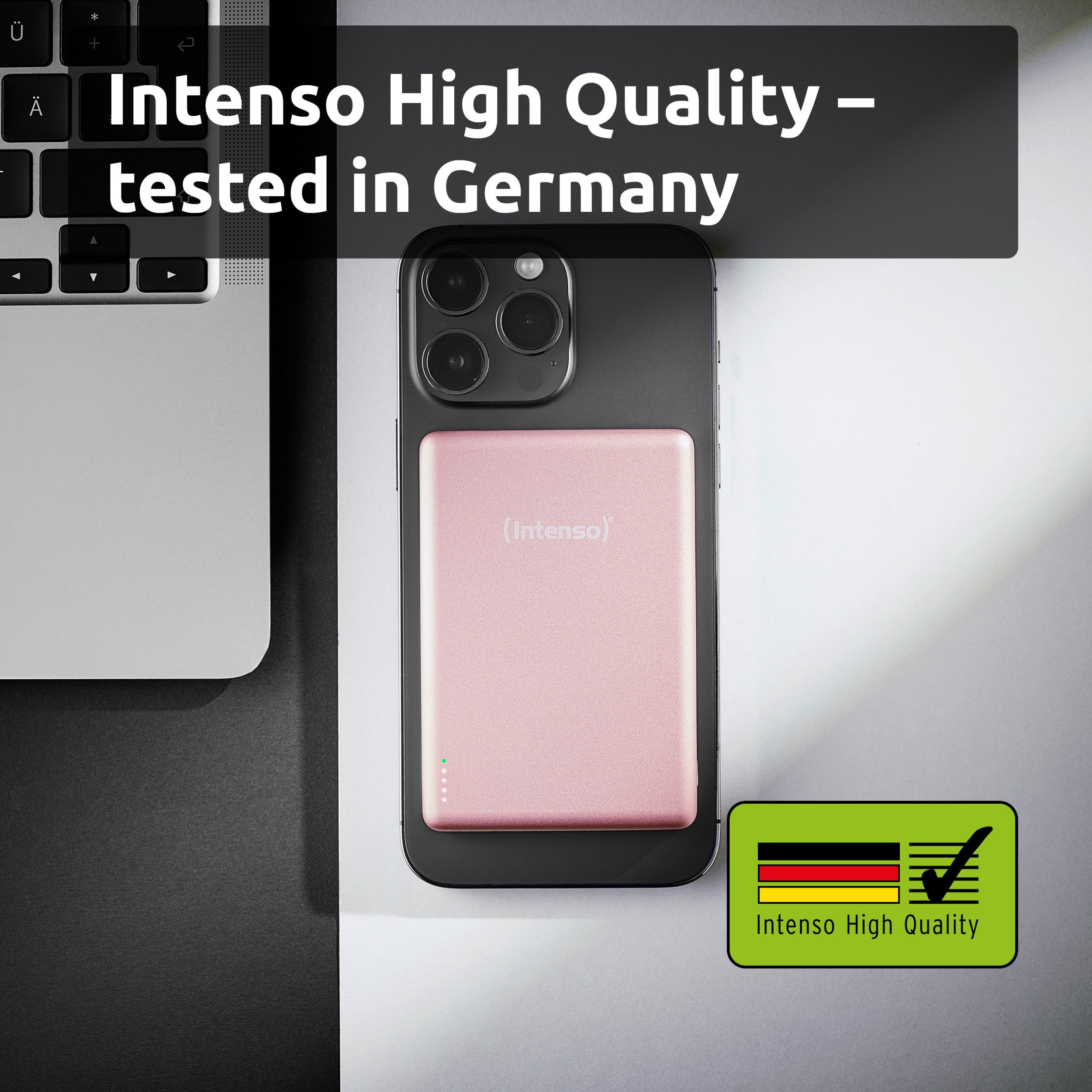 Powerbank Intenso MW10000, 10000mAh, USB C PD, rozë