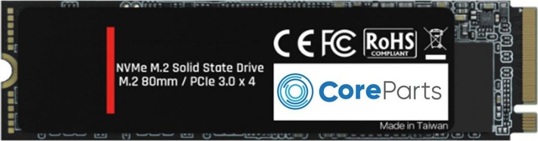 SSD i brendshëm CoreParts CPSSD-M.2NVME-256GB, 256GB, M.2 PCI Express, i zi
