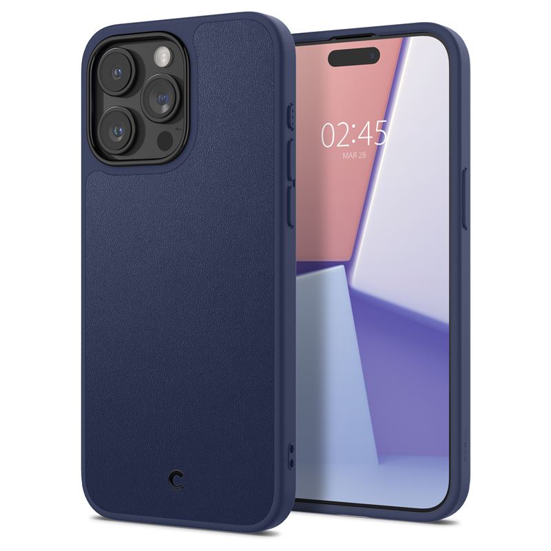 Mbrojtëse për celular iPhone 15 Pro Spigen Cyrill Kajuk MagSafe, e kaltër e errët