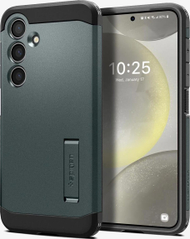 Mbajtëse telefoni Spigen Tough Armor, Samsung Galaxy S24, Abyss Green, jeshile