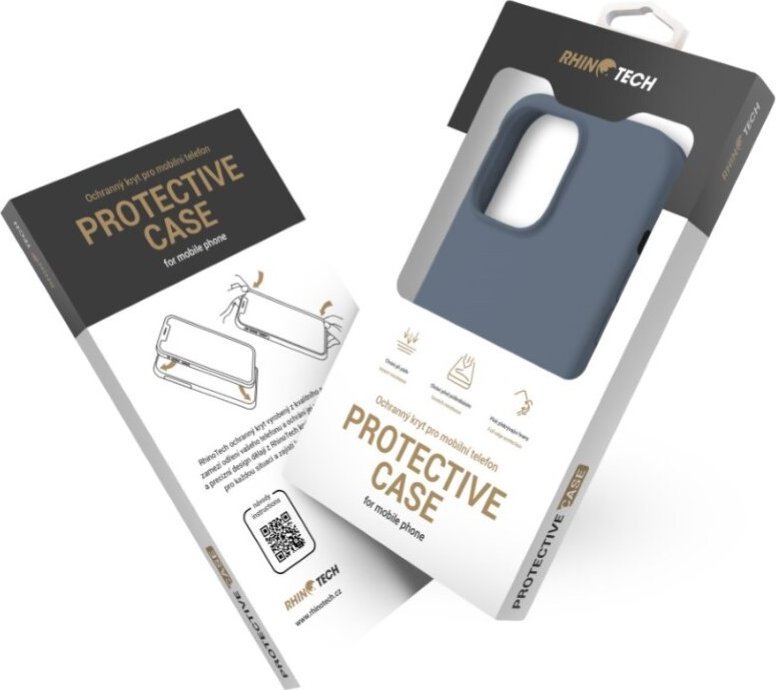 Mbrojtëse telefoni RhinoTech MAGcase Origin Pro për iPhone 15 Pro Max, silikon, MagSafe, blu navy