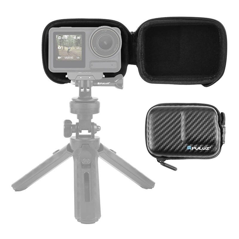 Kuti kamerë Puluz për DJI Osmo Action 4 3, fortë, me zinxhir, e zezë