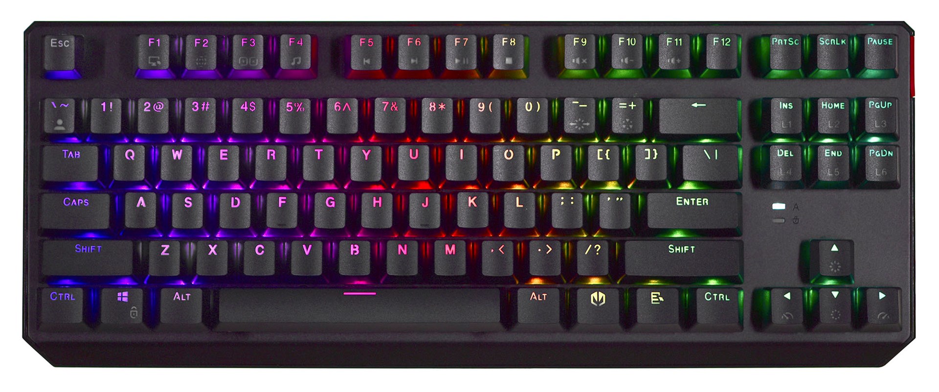 Tastierë mekanike Gaming Endorfy THOCK TKL, USB, Kailh Brown, RGB, e zezë