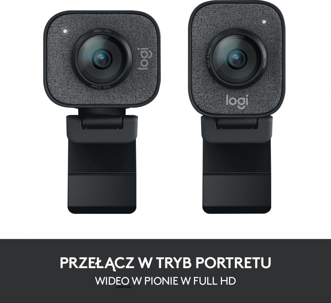 Kamerë LogiTech StreamCam(960-001281), 1920x1080 (FullHD), USB-C, Mikrofon, e zezë