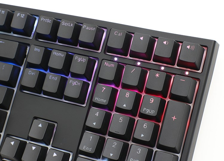 Tastierë Ducky One 2, Full-size, Cherry MX Black, RGB, e zezë