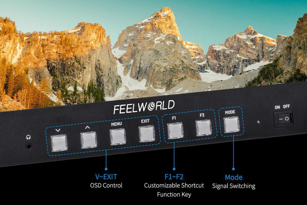Monitor profesional Feelworld FVM215 1000, 21.5", Full HD, i zi