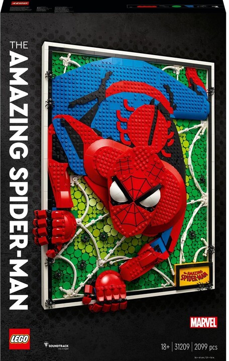 Set LEGO® Art 31209 The Amazing Spider-Man, 2099 pjesë
