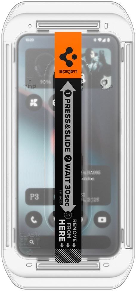 Folie mbrojtëse ekran Spigen Glas.tR EZ-FIT, për Nothing Phone 3, set 2 copë, transparente