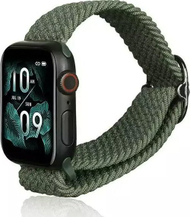 Rrip dore Beline Textile për Apple Watch 42 44 45 49mm, tekstil, i gjelbër