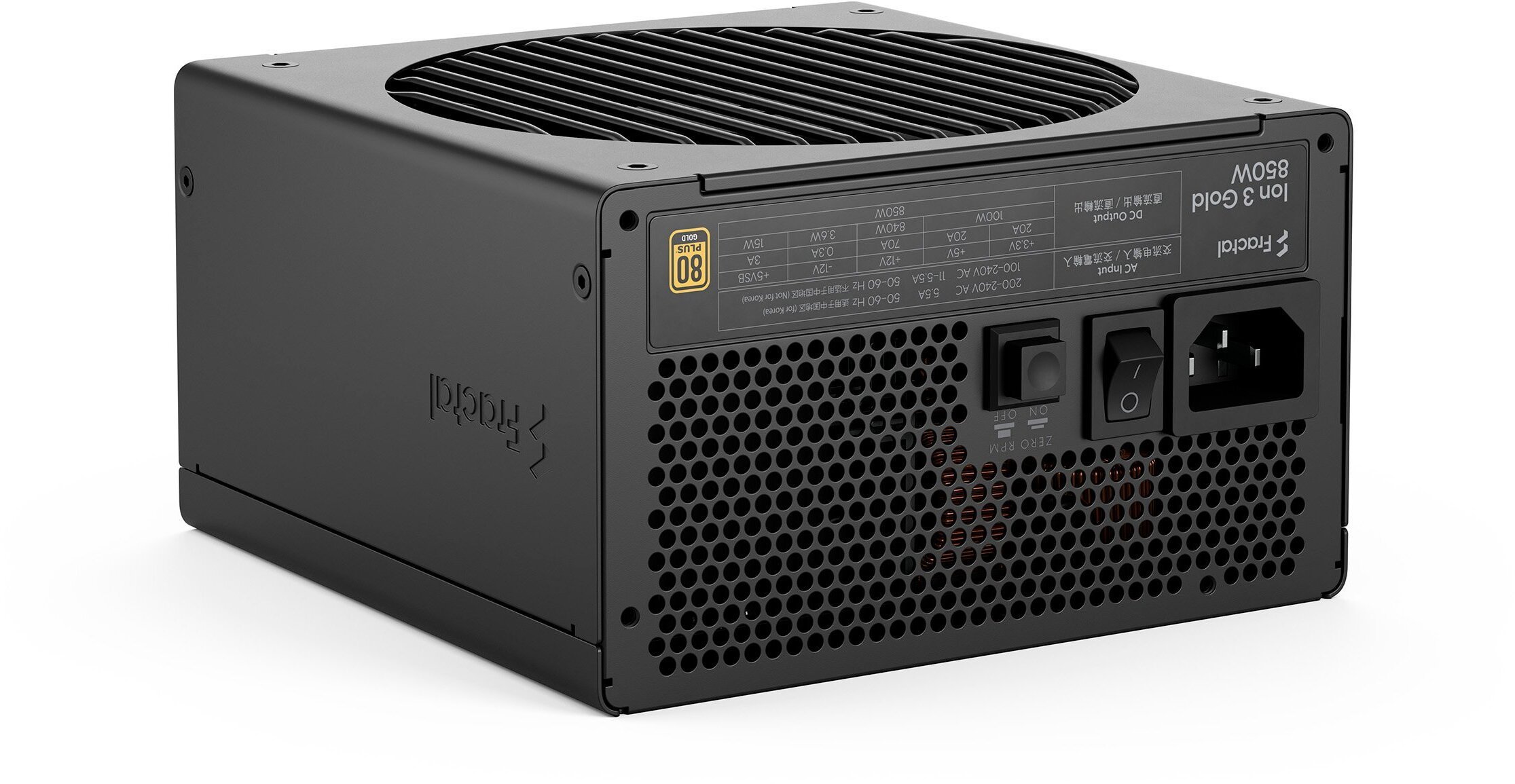 Furnizues energjie Fractal Design Ion 3 Gold 850W, 80+ Gold, modular, i zi
