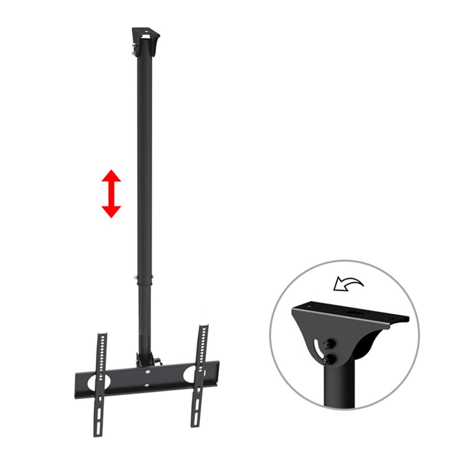 Mbajtëse muri dhe tavani Maclean MC-631/MC-541, 32-65", 50kg, e zezë