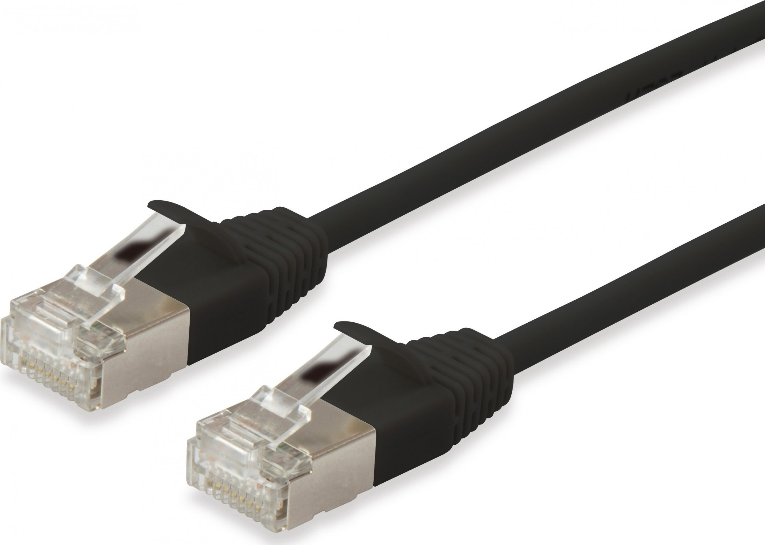 Kabllo rrjeti Equip Patch Cable Cat6A S/FTP Slim, RJ45 në RJ45, 2m, e zezë
