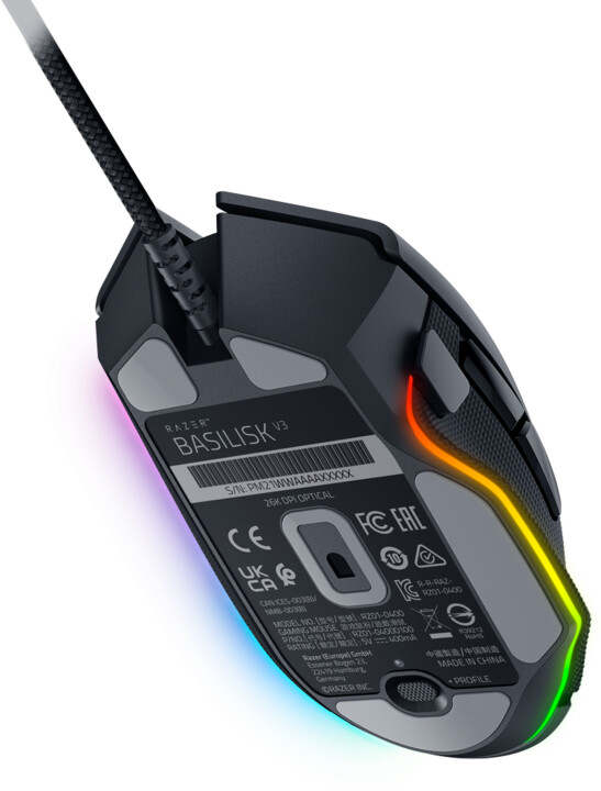 Maus Razer Basilisk V3, i zi