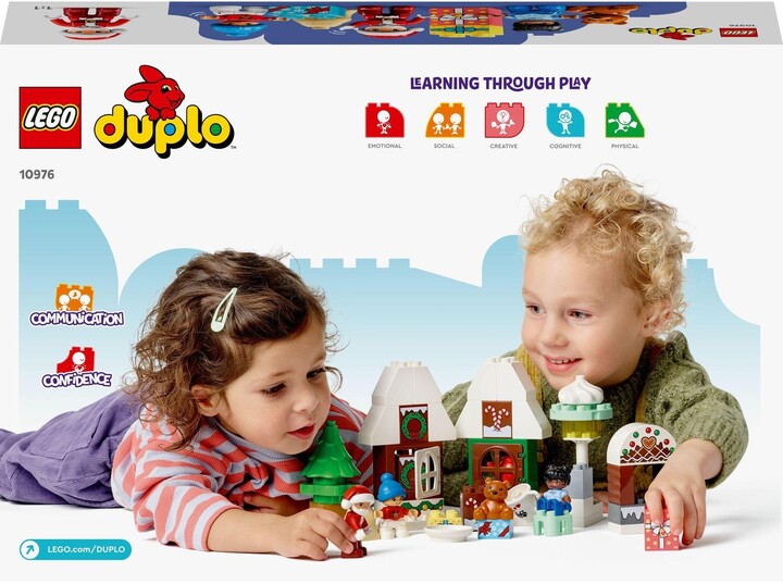 Set LEGO® DUPLO® 10976 Santa's Gingerbread House, 50 pjesë