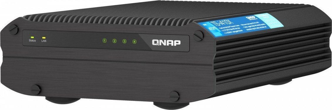Server NAS Qnap TS-i410X-8G, 4 shasi, 10GbE, gri