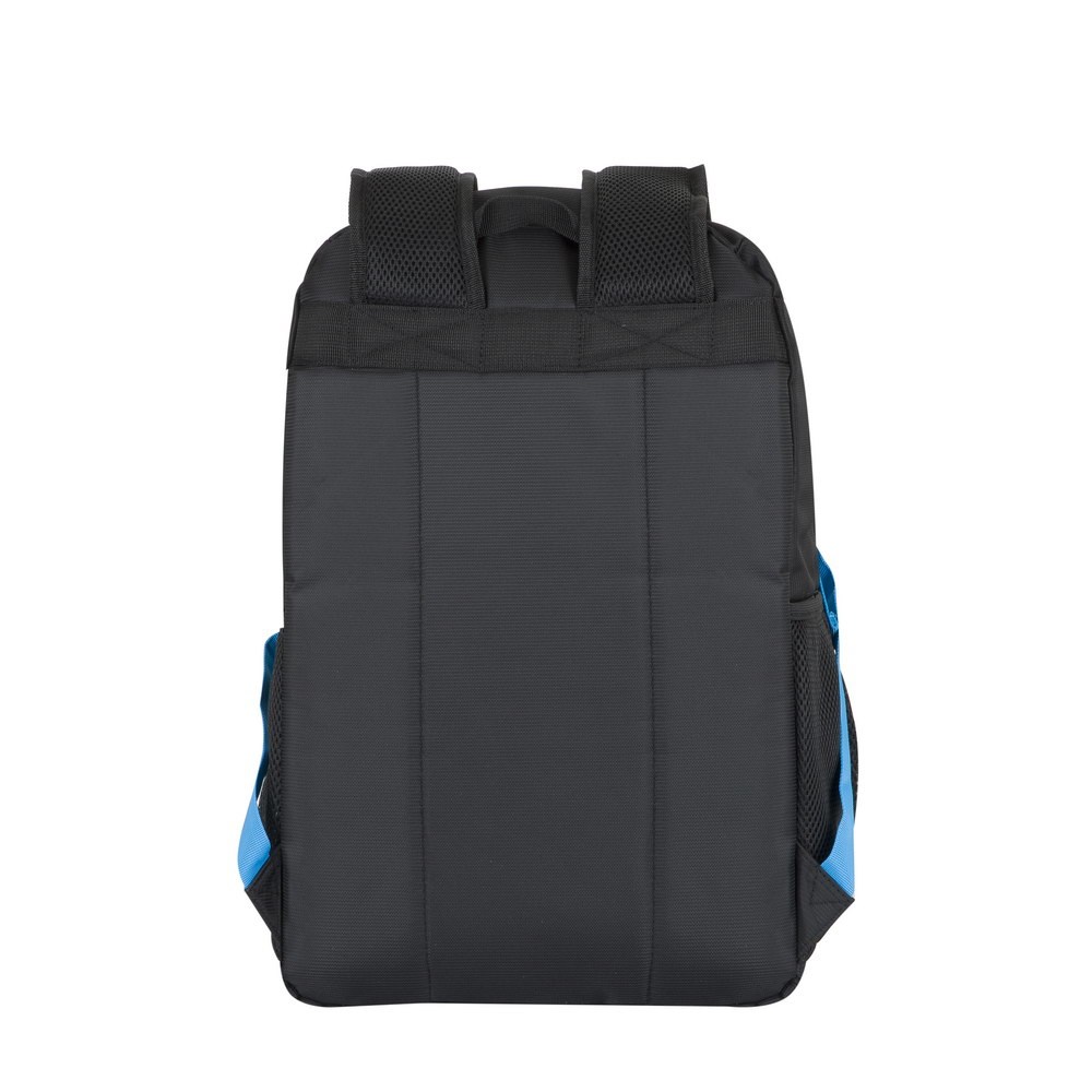 Çantë shpine për laptop RivaCase Regent, 17.3", e zezë / e kaltër