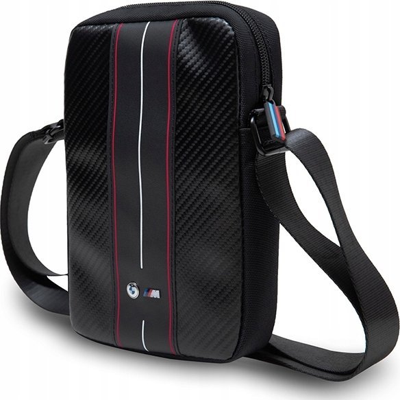 Çantë tableti BMW BMTB8COMSCAKR, 8", koleksioni Carbon Red Stripes, e zezë