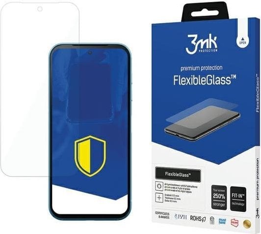 Mbrojtës ekrani 3MK Reinforced Glass për Fairphone 5, xham i fortifikuar, transparent