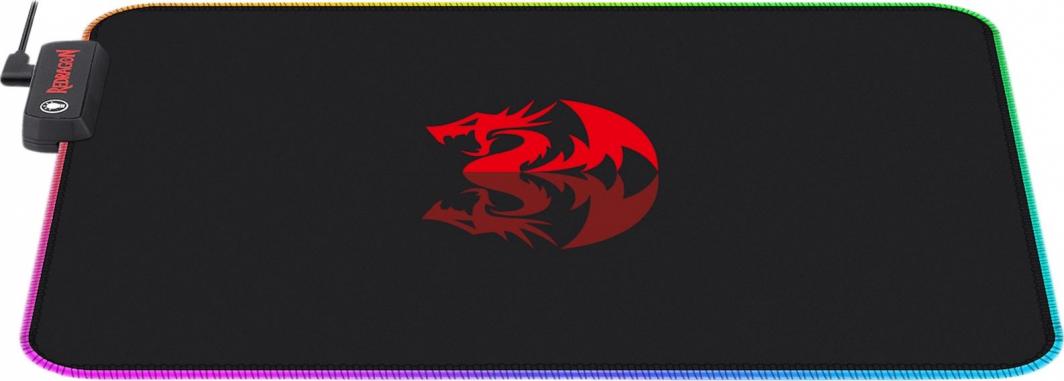 Mauspad Redragon Pluto RGB P026, M, i kuq