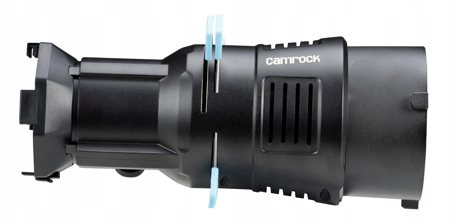 Difuzer optik drite Camrock OSO1, montim Bowens, 20 filtra GOBO, i zi