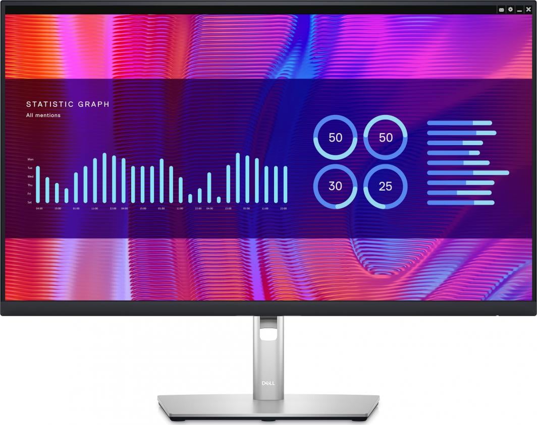 Monitor Dell P2723DE (210-BDEH), 27'', 60Hz, Class F, 2560 x 1440 (WQHD), IPS, i zi