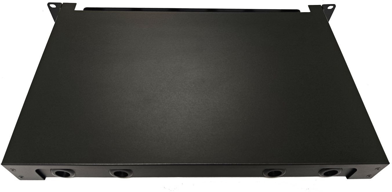 Panel rrëshqitës fibër optike Lanview, për rack, i zi