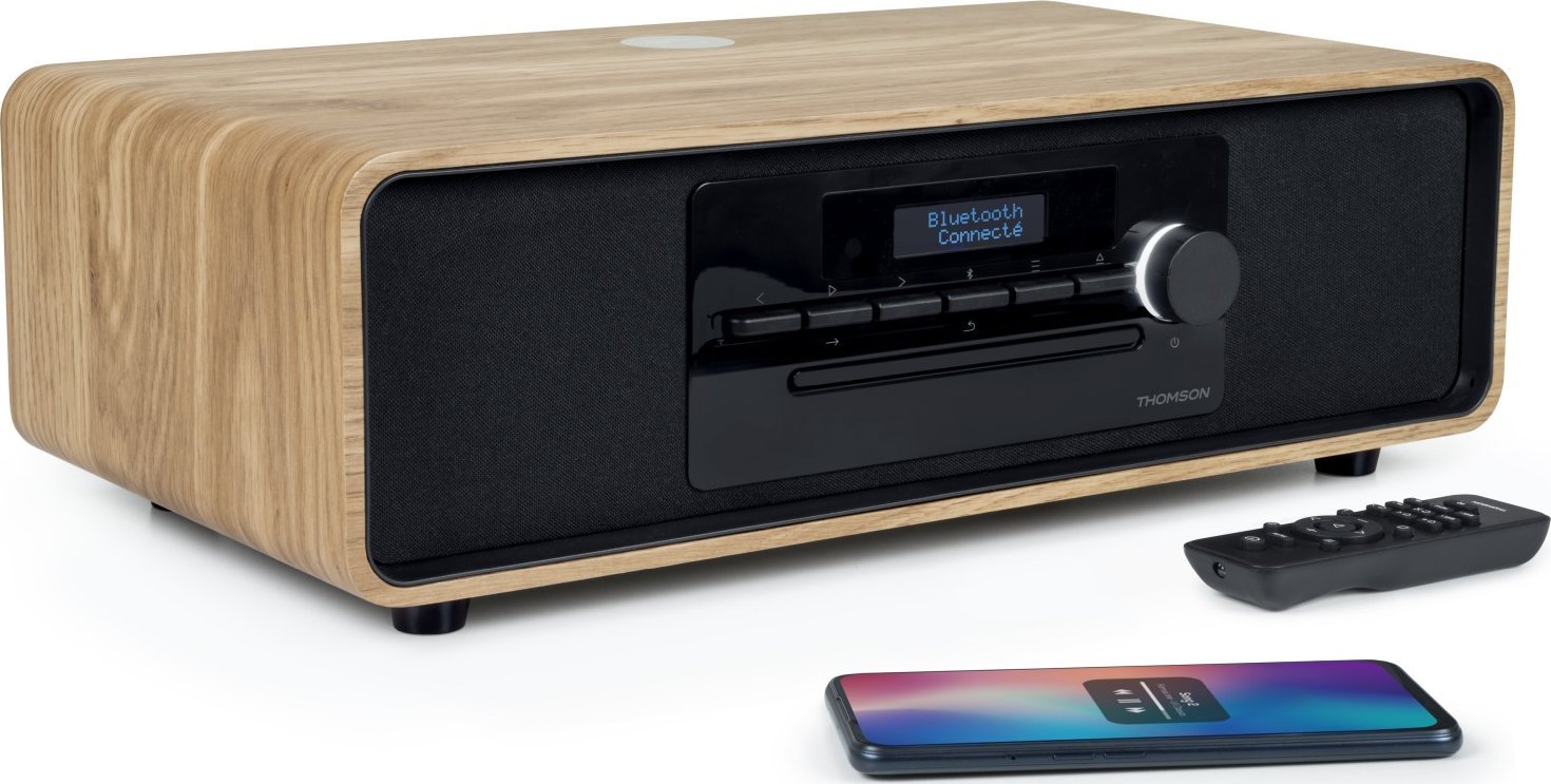 Mikrosistem muzikor Thomson MIC300IDABBT, 60W, Bluetooth CD USB DAB+ FM, i zi dru