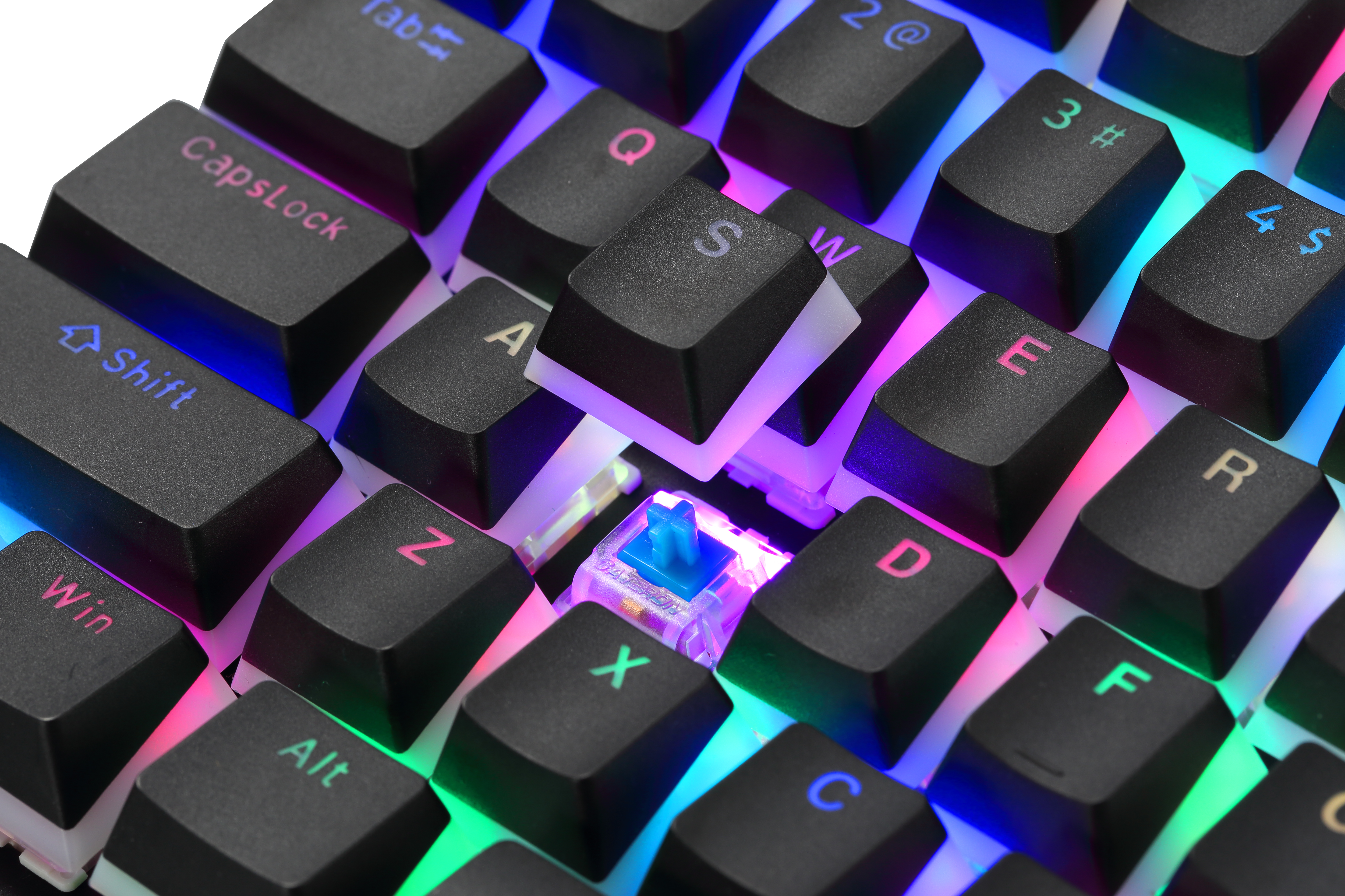 [OUTLET] Tastierë PREYON Blue Blitz Claw Gateron, e zezë
