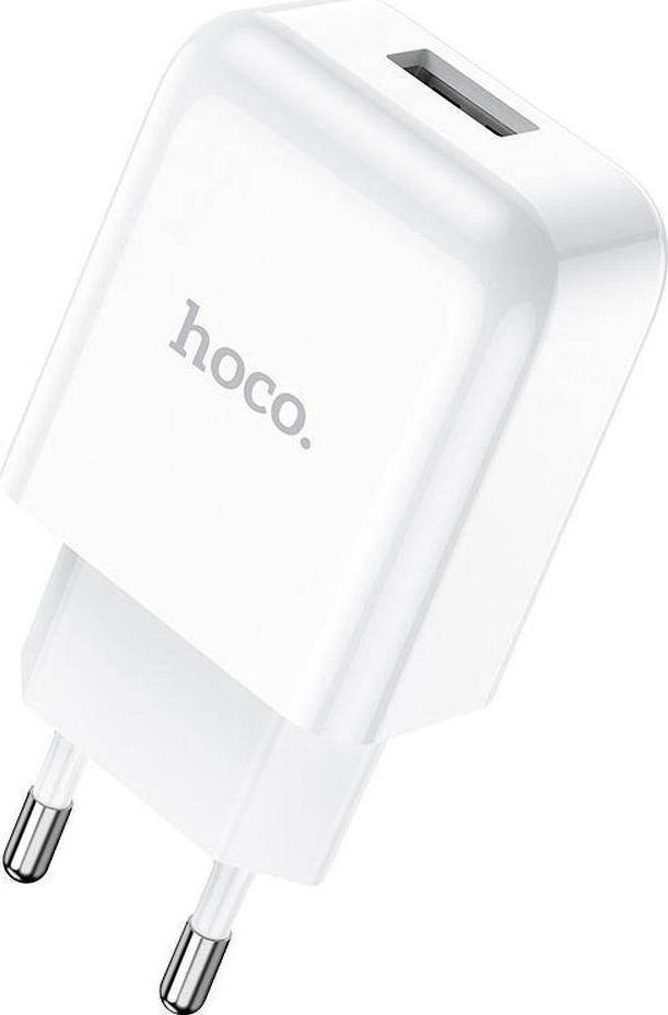 Karikues rrjeti Hoco N2, 1x USB A 2A, kabllo USB C 1 m, i bardhë