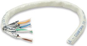 Kabllo rrjeti Intellinet Cat6 STP, me mbështjellës alumini, në bobinë plastike, gri