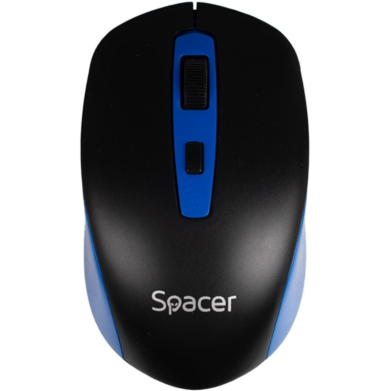 Maus wireless Spacer SPMO WS01, 1600 dpi, 2.4GHz, i zi blu