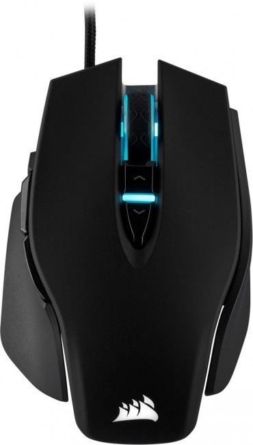 Гејминг глушец Corsair M65 RGB Elite, оптички 18000 DPI, USB, црн
