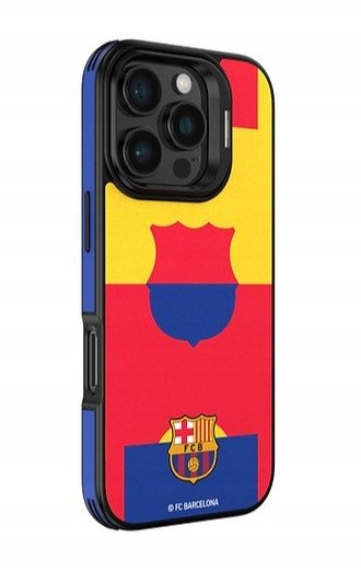 Mbulesë telefoni OCPC FC Barcelona, lëkurë PU, kundër rrëshqitjes, me mbajtës, shumëngjyrëshe