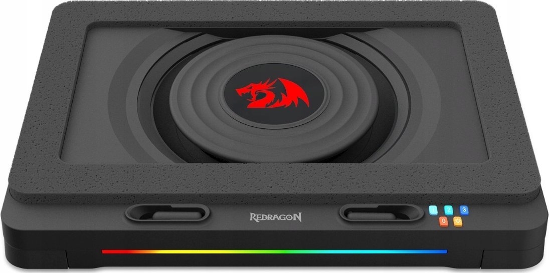 Ладечка подлога за лаптоп WINDSEEKER GCP512, 15\"-17\", со RGB, црна
