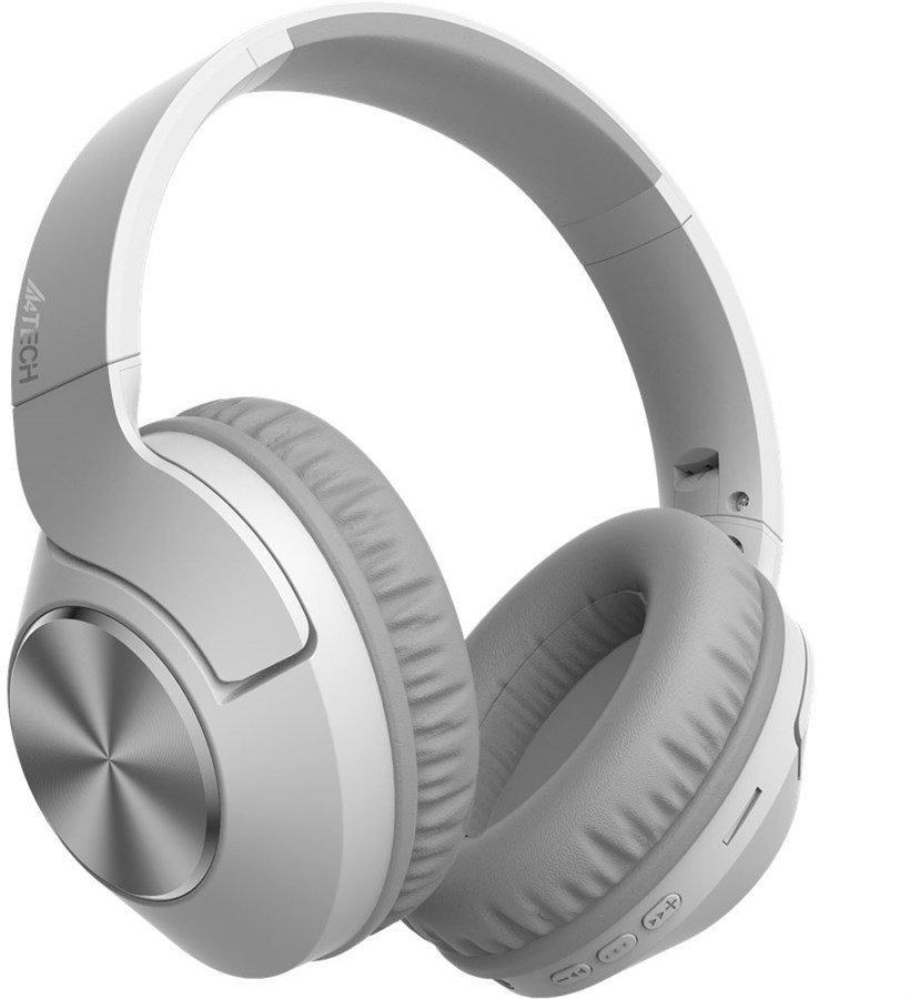 Kufje A4Tech 2Drumtek BH300, me Bluetooth, me kabllo, të bardha