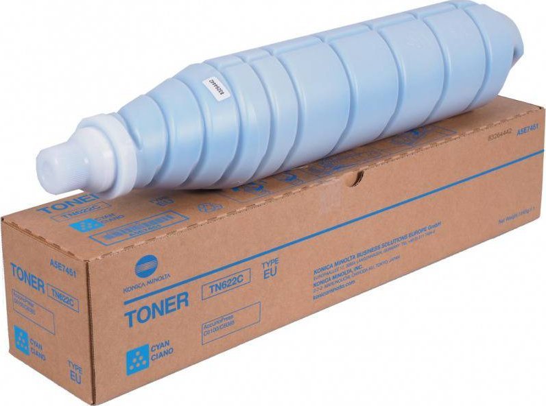 Toner Konica Minolta TN622C, оригинален, цијан