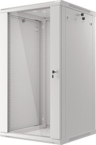 Kabinet muri Lanberg Wall Cabinet WF01-6622-10S, 19", 22U, gri
