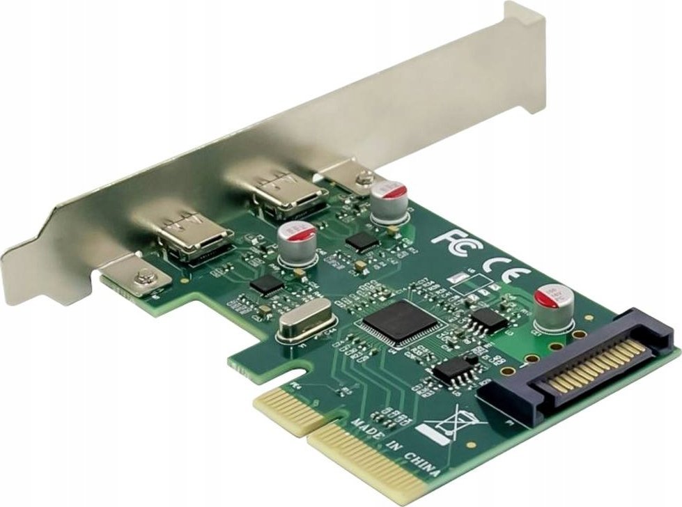 Kartë PCIe Conceptronic EMRICK, 2 porta USB 3.2 Gen 2 Type C, 10 Gbps