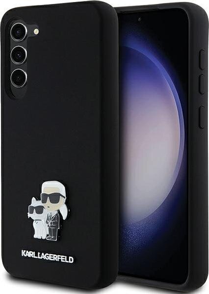 Mbulesë telefoni Karl Lagerfeld Silicone Karl Choupette, për Samsung Galaxy S23 Plus, silikoni, e zezë
