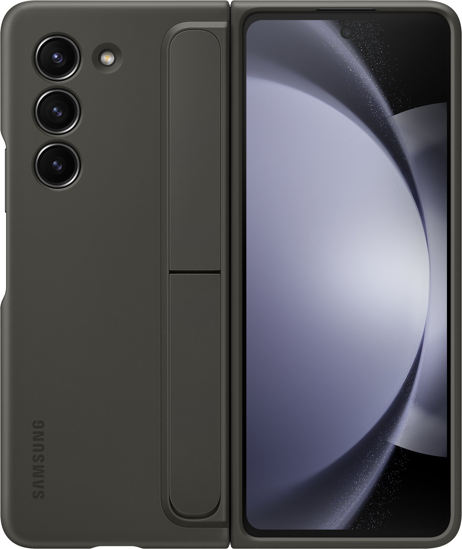 Mbulesë mbrojtëse Samsung Standing Protective Cover with Strap, për Galaxy Z Fold5, me rrip, e zezë