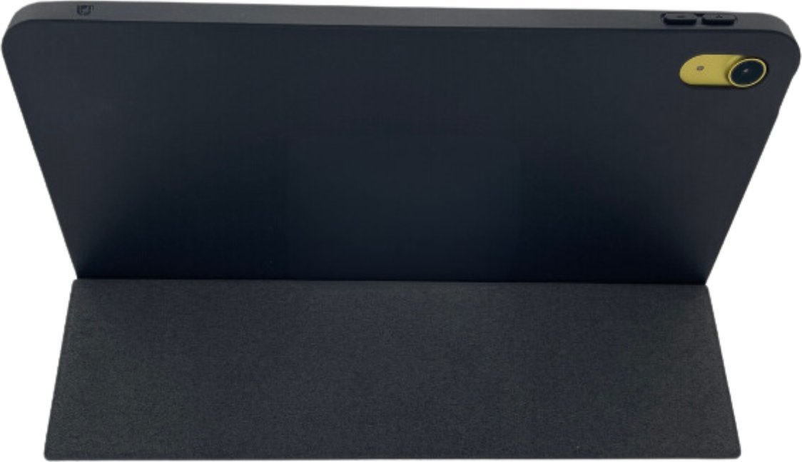 Навлака за таблет DEQSTER Slim Case за iPad 10.9 генерација 10, со трикратен капак, со држач за пенкало, црна