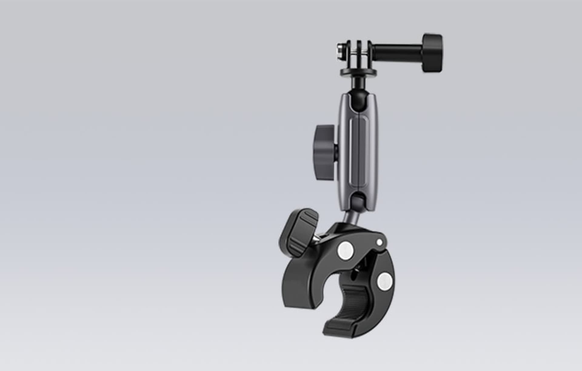 Mbajtëse kamerë moto DDPAI Ranger, set 2 copë, e zezë